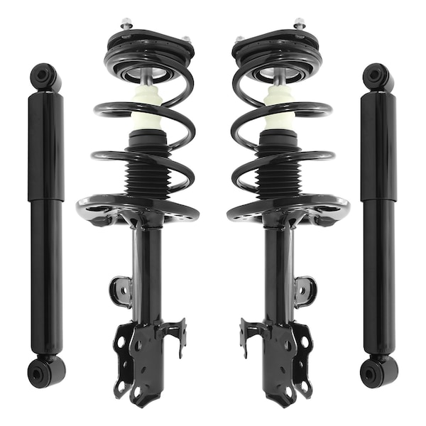 Unity 4-11245-254060-001 Front and Rear Complete Strut Assembly Shock Kit 4-11245-254060-001 - main